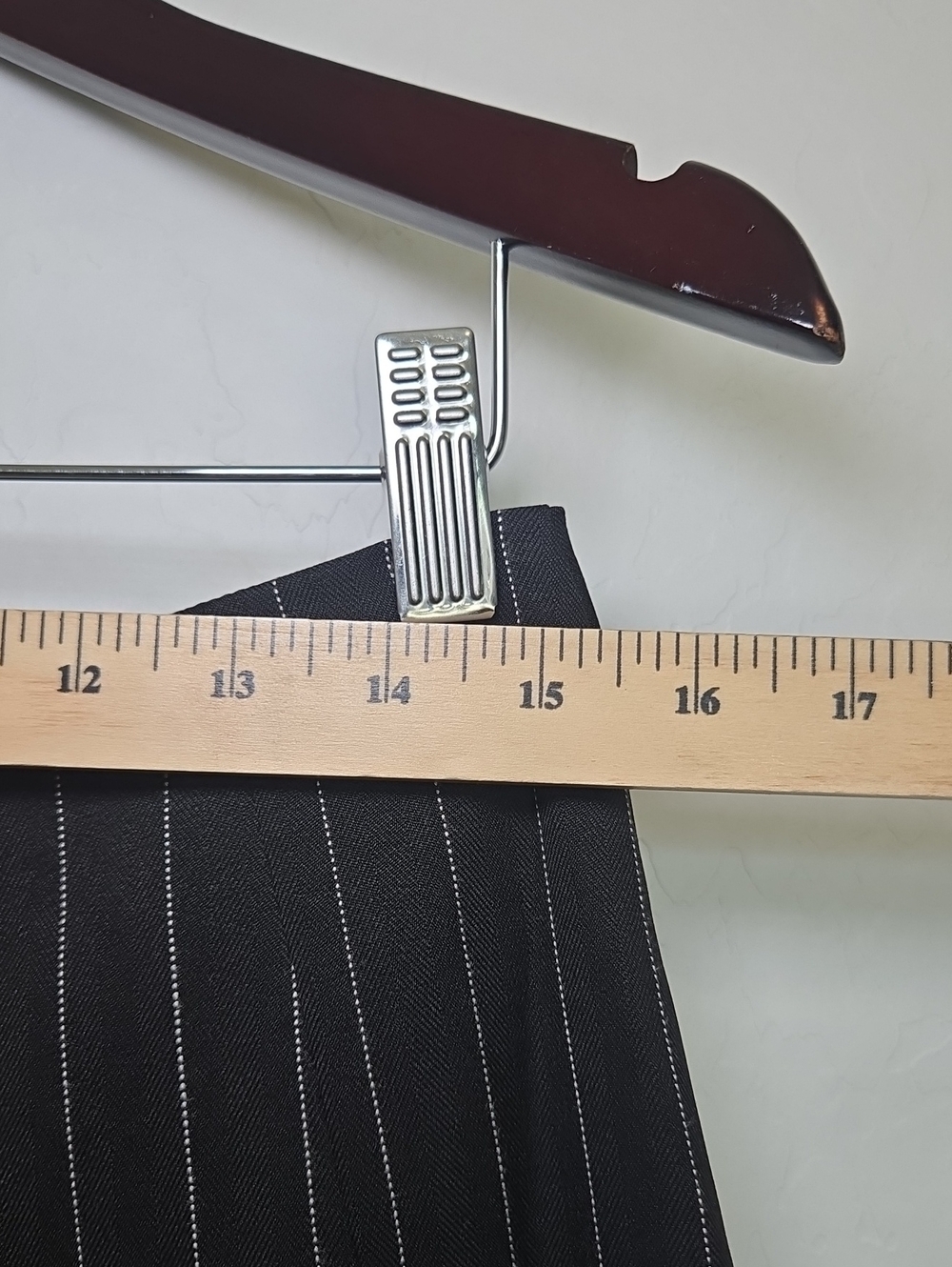 Naked Wardrobe Pinstripe Suiting Pleated Mini Skirt Black White Preppy Sz M NWT - Picture 11 of 16